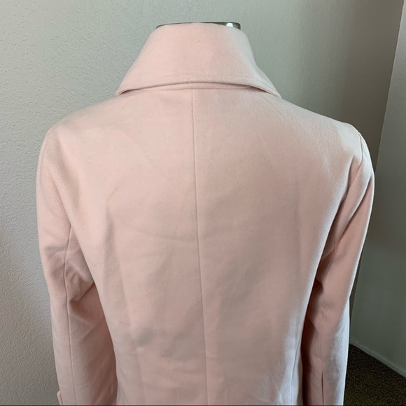 Forever 21 New With Tags Pink Pea Coat Medium - Picture 6 of 11